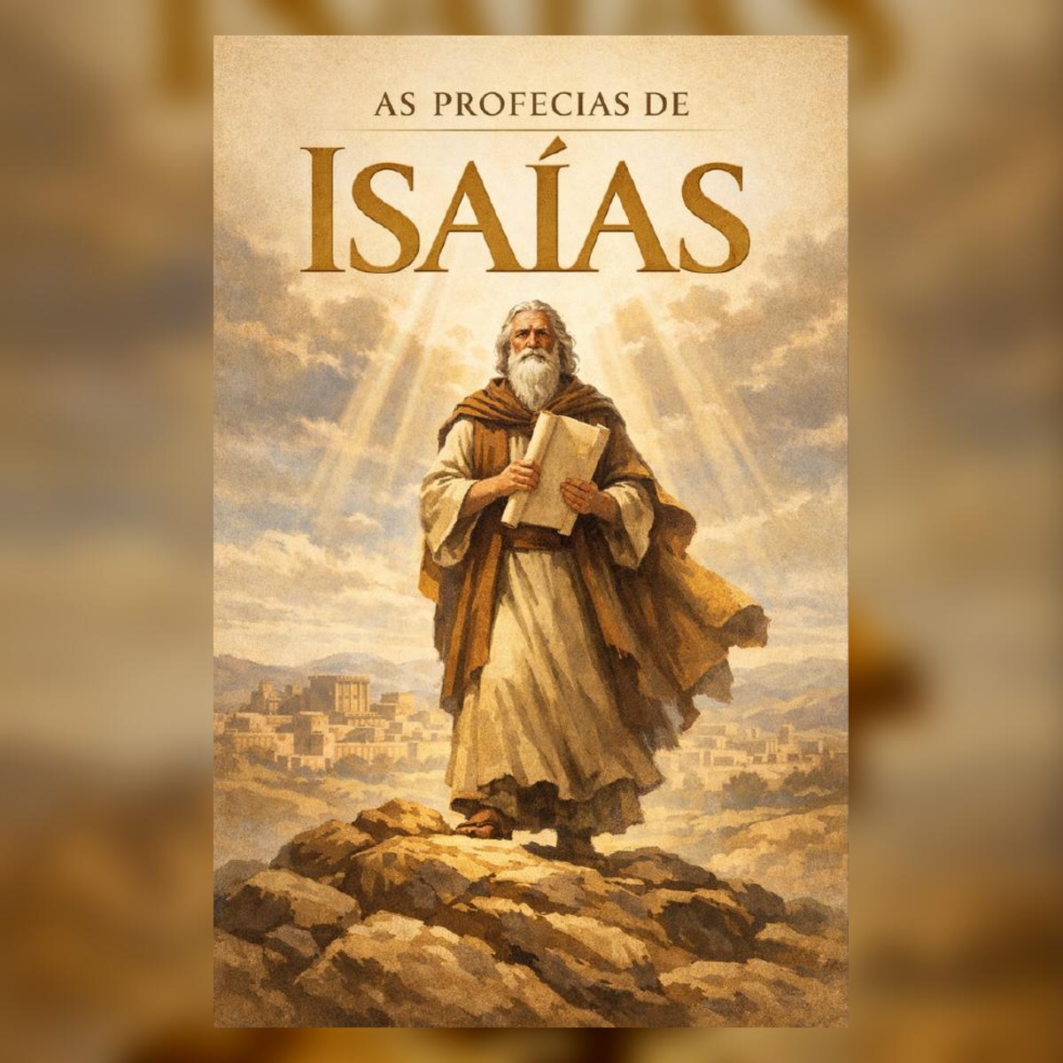 Capa do livro As Profecias de Isaías