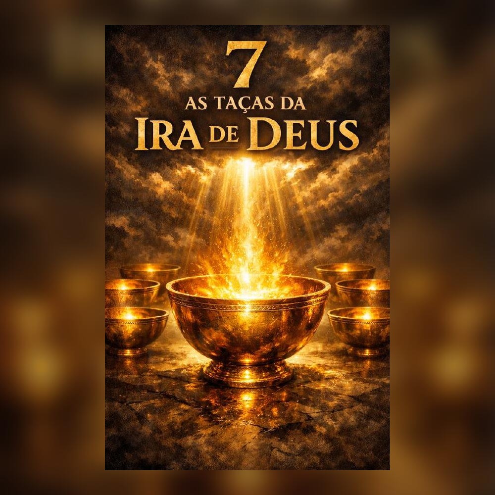 Capa do livro As Sete Taças da Ira de Deus