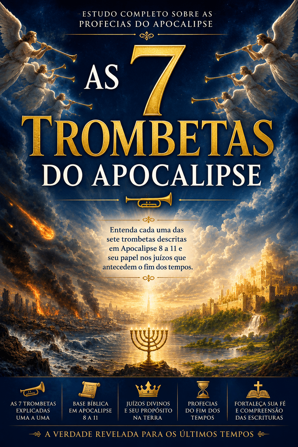 Capa do livro As 7 Trombetas do Apocalipse